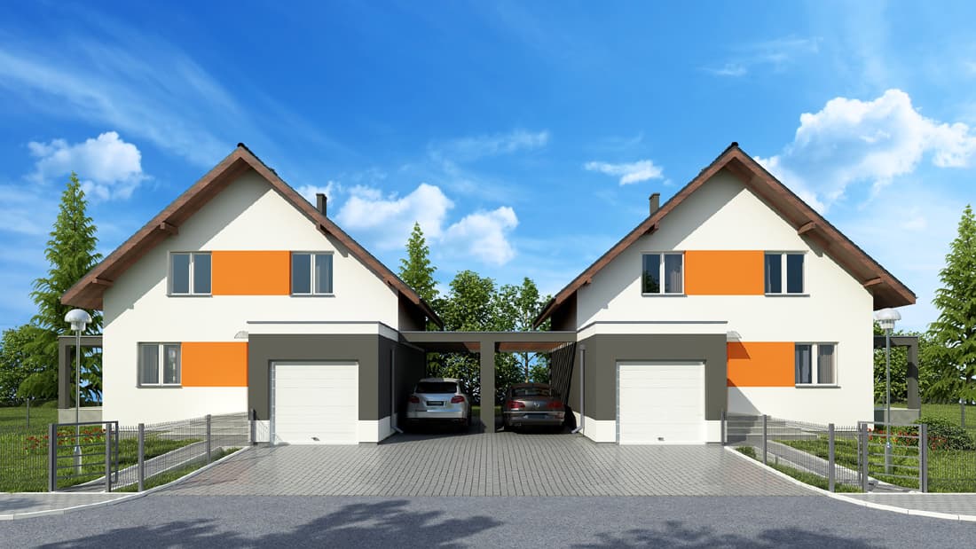 Budynek Dobrzykowice - wizualizacja frontowa