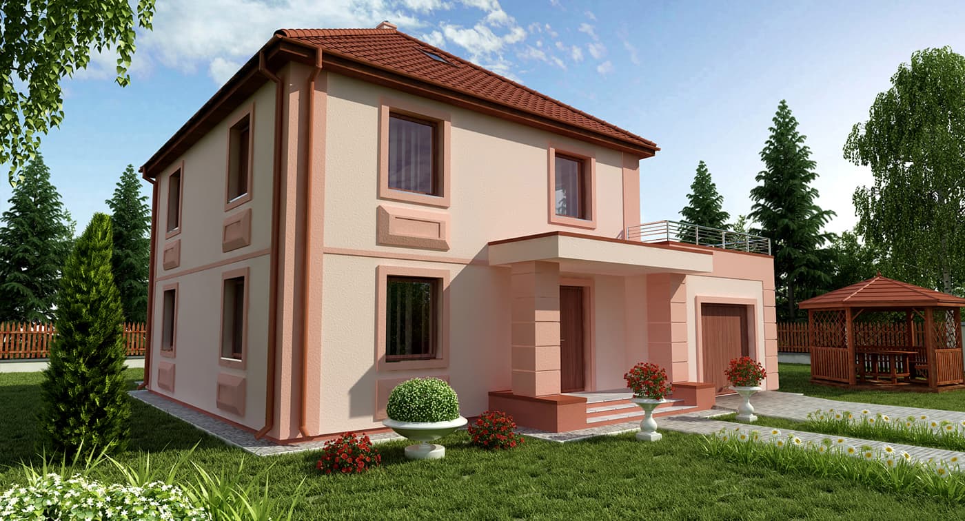 Hala sportowa - widok z przodu